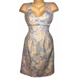 NWT Blue Gold Sparkling Formal Dress